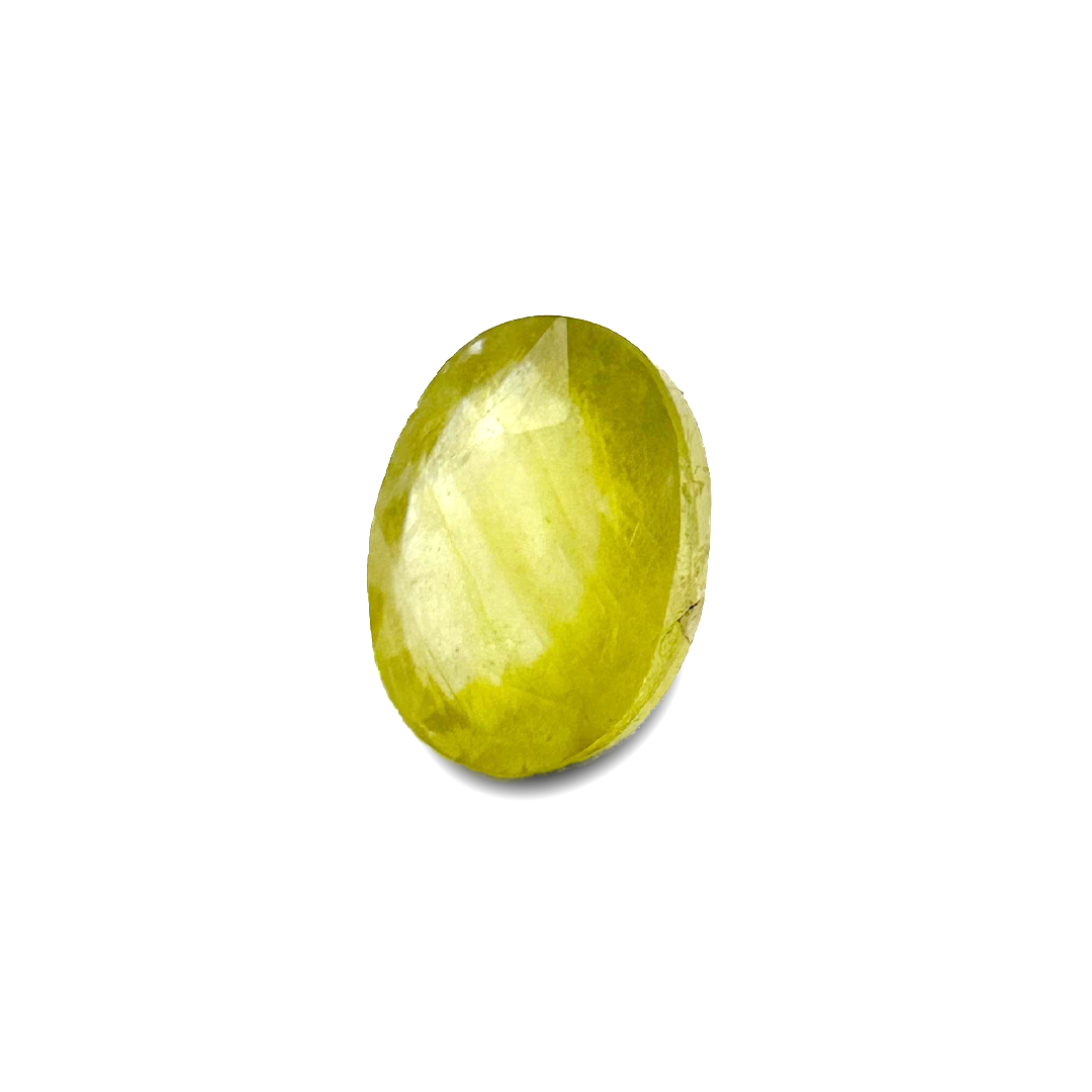 Natural Yellow Sapphire (Pukhraj) 4.25 Carat Round Loose Stone - Image 2