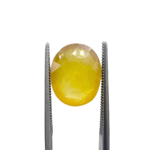 Natural Yellow Sapphire (Pukhraj) 4.45 Carat Round Loose Stone